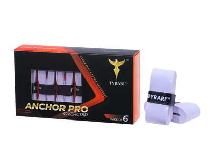 TYRARI Anchor Pro Overgrip 6 Pack - Tacky & Durable