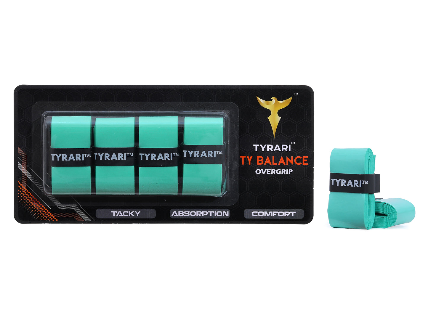 Ty Balance Overgrip 4 Pack - Tacky, Durable and Absorbant