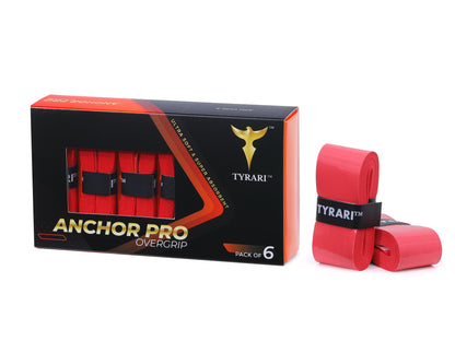 TYRARI Anchor Pro Overgrip 6 Pack - Tacky & Durable