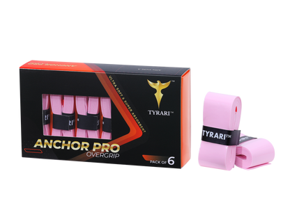 TYRARI Anchor Pro Overgrip 6 Pack - Tacky & Durable